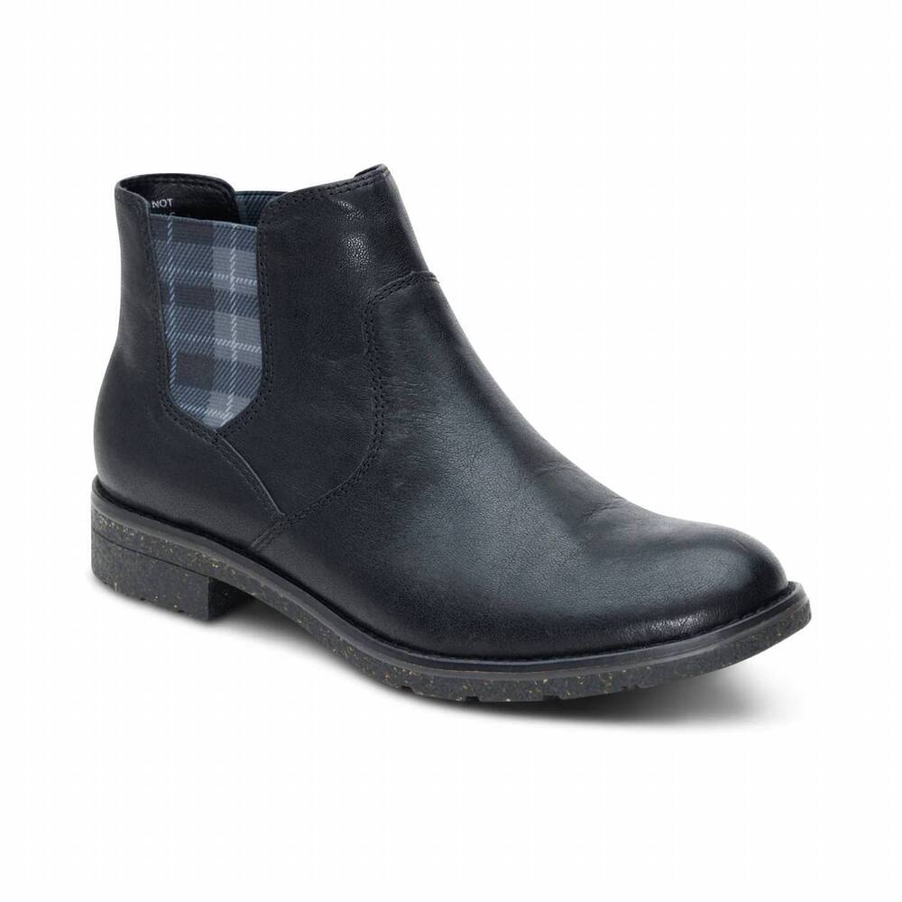 NEW AETREX women's kaylee chelsea boot in black
